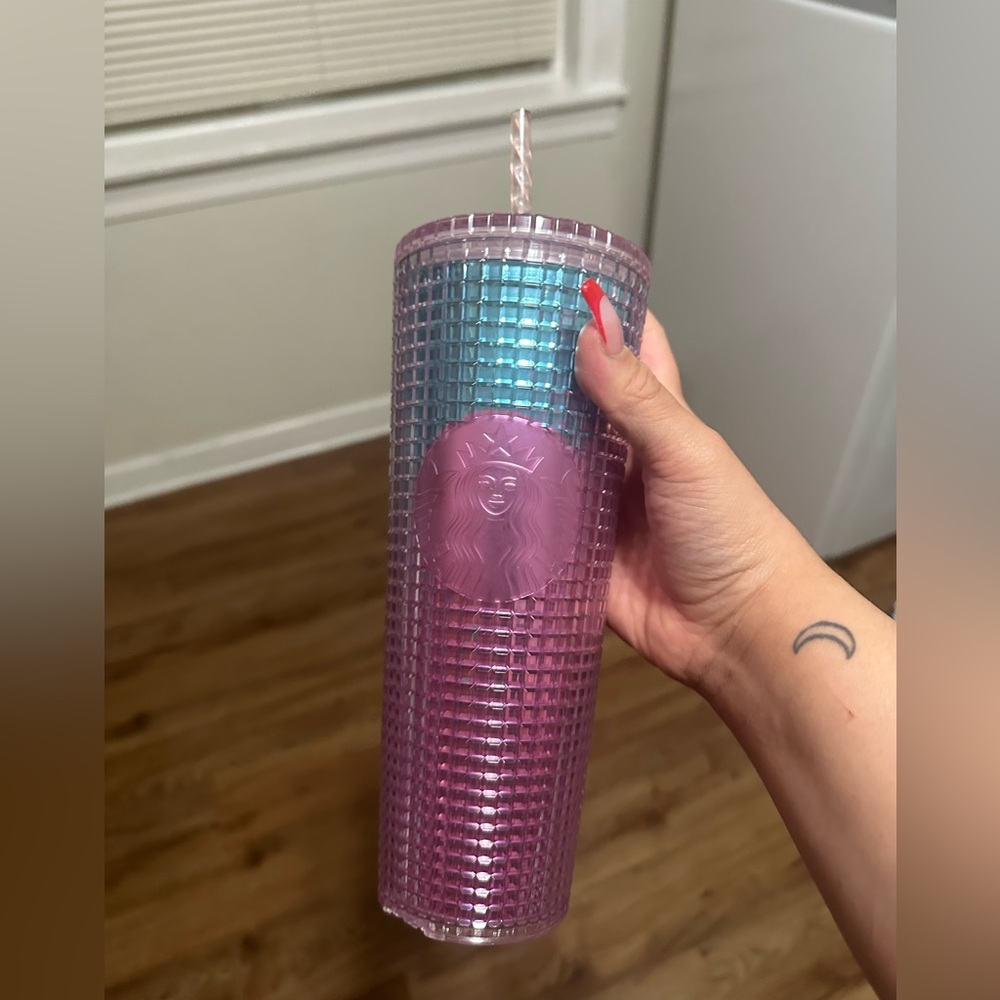 Starbucks studded venti pink blue timber Venti